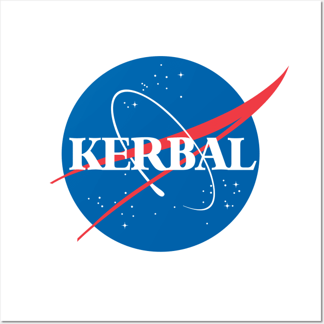 Kerbal NASA logo Wall Art by flashman